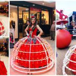 Champagne Diva Circus: Stijlvolle catering met flair! Unieke "rok" op wielen, aanpasbaar aan elk thema. Nu met betoverende LED verlichting!