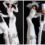 Ontvang uw gasten in stijl met Mr & Miss White Steltenlopers. Elegant, stijlvol en perfect voor elk evenement. Boek nu voor een onvergetelijke ontvangst!