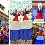 Rood Wit Blauwe Dames op Stelten: Boek Hollands entertainment voor festivals, Koningsdag & meer! Interactief, kleurrijk en onvergetelijk.