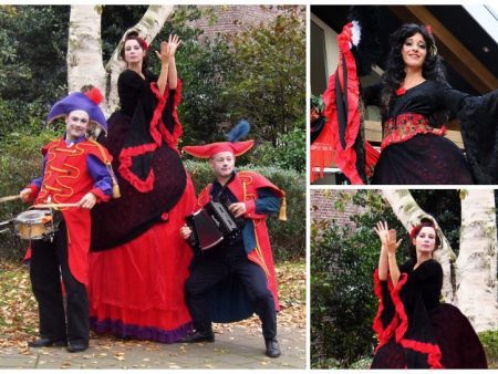 Ervaar betoverende Spaanse flair met onze Diva op Stelten! Perfect voor diverse events en Spaanse themafeesten.