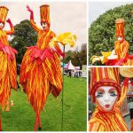 Fleurig & Vrolijk Steltenlopers: Kleurrijk spektakel voor uw event! Ideaal voor ontvangst, festival, en flyer-uitdeling. Boek nu voor betoverend entertainment!
