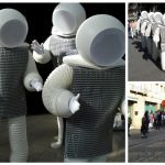 Futuristisch ontvangst met Robot Animatie Act: harmonieuze bewegingen, interactieve hilariteit voor diverse evenementen. Boek nu voor uniek entertainment!