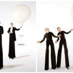 Stijlvolle Obers Steltenlopers: Zwevende dienbladen, brandingopties & amuses. Perfecte eye-catcher voor beurzen en events!