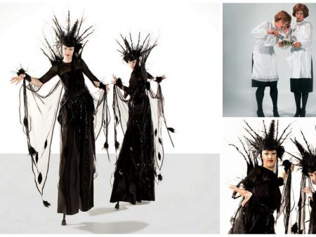 Beleef uniek entertainment met De Rare Serveersters - persoonlijk en interactief. Ontmoet op stelten de Mysterieuze Black Lady's voor magische momenten!