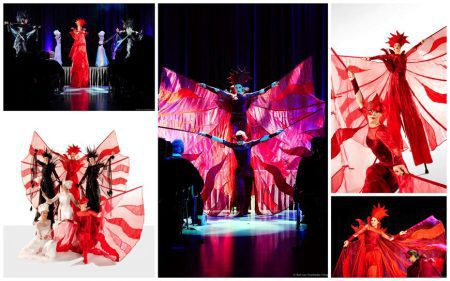 Wings Voorstelling: Betoverende mix van dans, steltendanstheater en live muziek. Creëer magie en emotie voor een onvergetelijke opening! 🌟