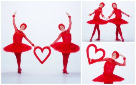 Dansende Hartjes Dames: Elegant ontvangst met spitzen dans. Perfect voor evenementen, beurzen en kinderentertainment! 💖