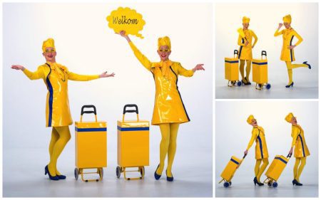 Yellow Girls Animatie Act: Zonnig allround entertainment voor feesten, beurzen en meer. Van ontvangst tot dansante acts, de gele draad in uw evenement!