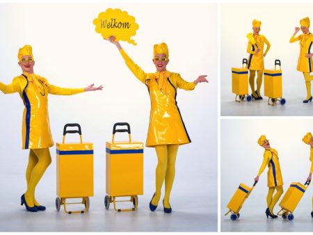 Yellow Girls Animatie Act: Zonnig allround entertainment voor feesten, beurzen en meer. Van ontvangst tot dansante acts, de gele draad in uw evenement!