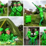 Betoverende Groene Stewardessen: Flexibel inzetbaar voor ontvangst, promotie en animatie. Voeg stijl en luchtvaartthema toe aan uw evenement!