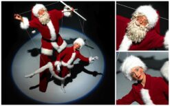 Betoverende Kerst Marionette: Mobiele winteranimatie met stelten, klassiek ballet en interactie. Verrijk uw evenement met magie!
