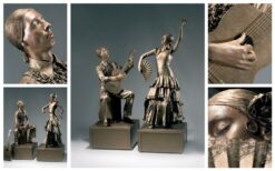 Spaanse Flamenco Duo: Betoverend Levend Standbeeld voor ontvangst, presentatie en thema-evenementen. Ervaar de passie en elegantie!