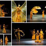 Ervaar de betovering met 'Schoonheid in Goud': een veelzijdige act vol steltendans, danstheater en luchtacrobatiek, perfect voor elk evenement! 🌟