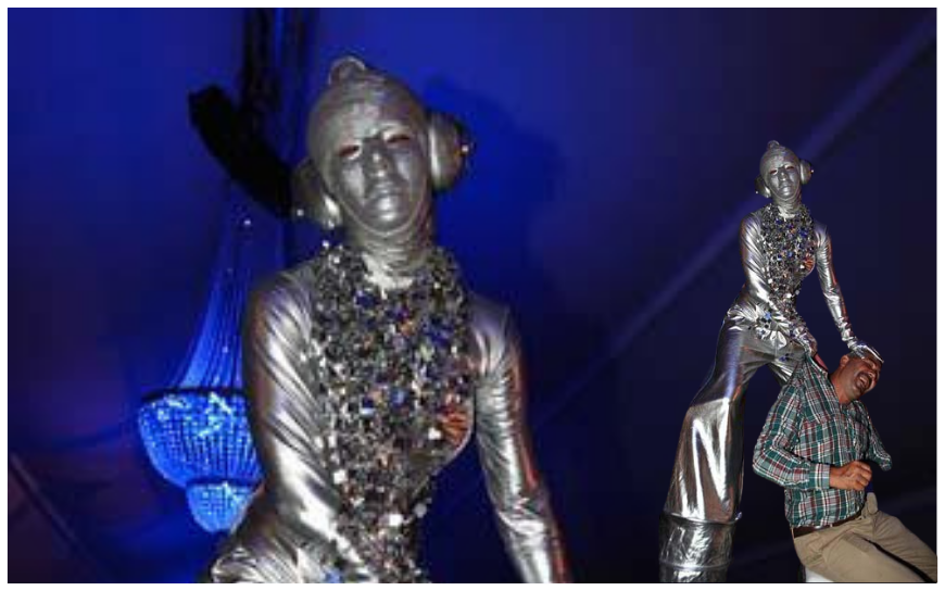 Alien Zilver Steltenlopers brengen futuristische, buitenaardse magie naar elk event. Met glinsterende kostuums en mysterieuze interactie zijn ze perfect voor festivals, winkelcentra en space-thema’s.