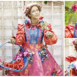 Boek de Bloemen Dame Levend Standbeeld voor een kleurrijke glimlach op elk evenement! Ontdek bloeiend entertainment.