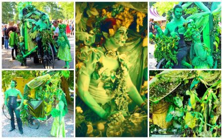 Ervaar de betovering van de Groene Biologische Parade - een groen en duurzaam spektakel met een fietsende Groene Elf en een betoverende Groene Fee!