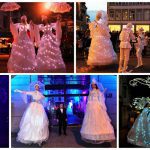 Beleef betoverende pracht met Witte IJskoninginnen By Night Steltenlopers en muzikaal duo. Perfect voor elk evenement. Boek nu voor vorstelijke betovering!