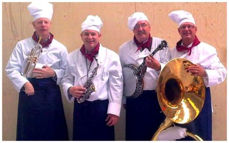 Boek het Culinair Koks Dixieland Looporkest voor een onvergetelijk evenement. Breed repertoire, flexibele bezetting. Swingend of ontspannen, het perfecte geluid voor uw feest!