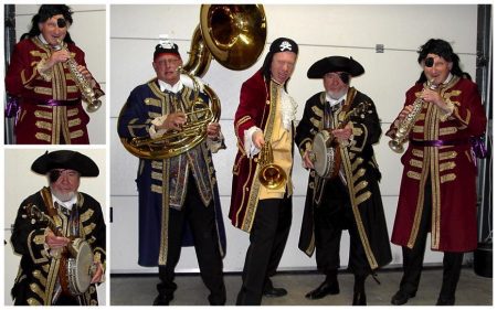 Boek het Piraten Dixieland Looporkest voor een onvergetelijk evenement. Breed repertoire, flexibele bezetting. Swingend of ontspannen, het perfecte geluid voor uw feest!