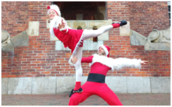 Betover je kerstevenement met de unieke grond acrobatiek show van de Kerst Acrobaten. Interactief, feestelijk en magisch entertainment. Boek nu!