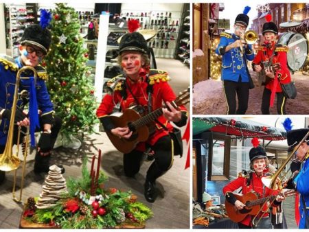 Kerst Funfare brengt meer dan 50 kerstliederen met dynamische instrumenten en tweestemmige zang. Boek nu voor een feestelijke kerstact op maat!