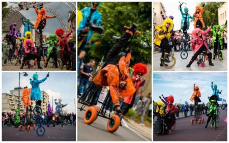 Ervaar de magie van de Kleurrijke Fiets Parade: unieke fietsen, acrobatiek, theater en energie! Boek nu voor een bruisend en onvergetelijk evenement.