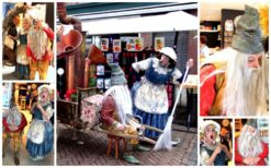 Moeder en Vadertje Tijd vieren Kerst brengt tijdloze vreugde met kerstboompjes, liedjes en leuke kaartjes. Boek nu voor uniek kerstentertainment!