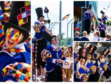 Boek de Circus Parade Masque voor een betoverende parade-act op maat. Laat uw publiek genieten van topkwaliteit entertainment met een vleugje chique elegantie.