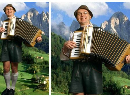 Ervaar de vrolijke Alpenklanken met Tiroler Hansel! Accordeon, Kufsteinlied, Edelweiss - breng de Tiroler sfeer naar jouw evenement. Boek nu! 🏔️🎶