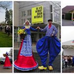 Ontvang een warm welkom met Hollandse Acrobaten Steltenlopers! Unieke mix van steltenlopen en acrobatiek voor een onvergetelijke sfeer. Boek nu!"