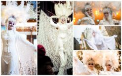 Laat de Venetiaans Witte Winter Engelen jouw evenement transformeren in een betoverende ervaring!
