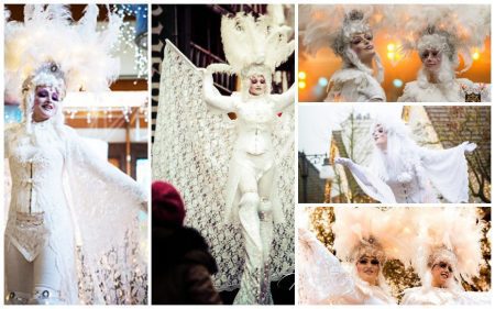 Laat de Venetiaans Witte Winter Engelen jouw evenement transformeren in een betoverende ervaring!