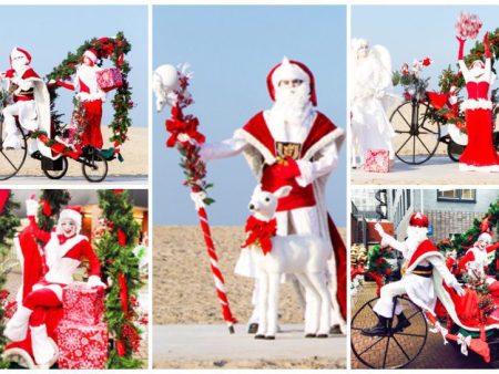 Ervaar de magie van de Vrolijke Kerst Fiets - een hartverwarmende tour met de Kerstman, Bambi en het vrolijke Kerstelfje!