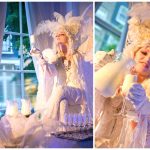 Ontdek de betovering van de Witte Champagne Diva - een hemelse diva die niet alleen drankjes serveert, maar ook een vleugje magie aan elk evenement toevoegt!