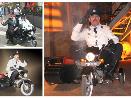 VIP-vervoer met de Motoragent op Motor: Een humoristische en praktische aanpak voor evenementen. Ontdek deze unieke animatie act!