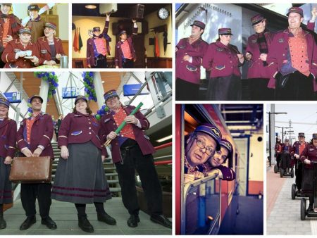 Stap aan boord bij onze stijlvolle conducteurs voor een nostalgische en vrolijke reis op uw evenement. Ontdek hun unieke acts en gastvrijheid!