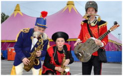 Bijzonder Duo in Colour: Vrolijke Wereldmuziek, Zuid-Amerikaans, Klezmer & meer. Gitaar, Saxofoon en tweestemmige zang. Ook als Trio met percussionist. Feest om naar te luisteren!