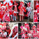 Ervaar het spektakel van de Betoverende Rood Witte Bonte Parade - een explosie van kleur, liefde en betovering!