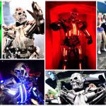 LED Robot Sensatie: Meesterlijke bewegingen, adembenemende verlichting en confetti-magie voor een onvergetelijk evenement!