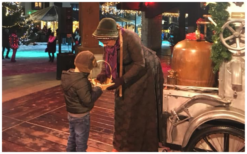 Dickens Machine: Betoverende winterse sfeer met ambachtelijke toffees en chocolade. Perfect voor diverse evenementen!