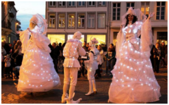 Ervaar vorstelijke elegantie met de IJskoninginnen Wit Steltenlopers en betoverend muzikaal duo. Perfect voor elk evenement. Boek nu!