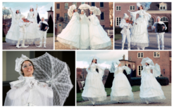 Ervaar vorstelijke elegantie met de IJskoninginnen Wit Steltenlopers en betoverend muzikaal duo. Perfect voor elk evenement. Boek nu!