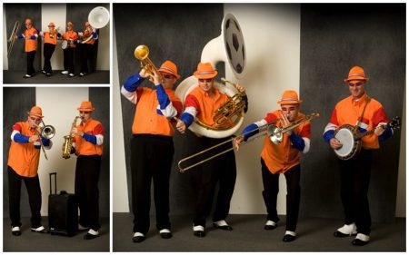 Dit Oranje Dixieland Orkest speelt een voor iedereen herkenbaar repertoire in dixie-stijl. Boek nu!