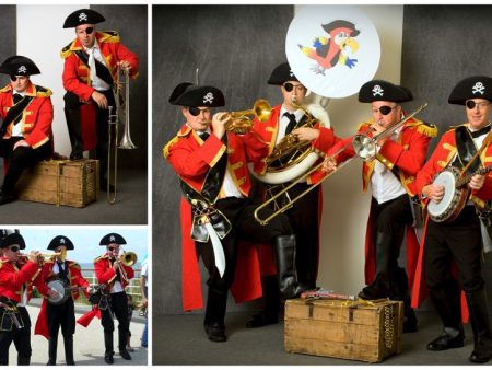 Dit Piraten Dixieland Orkest speelt een voor iedereen herkenbaar repertoire in dixie-stijl. Boek nu!