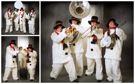 Dit Sneeuwpoppen Dixieland speelt een voor iedereen herkenbaar repertoire in dixie-stijl. Boek nu!