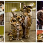 Betover je evenement met Harlekijn en de Nar Steltenlopers: humoristische mime-act voor elke gelegenheid. Boek nu!