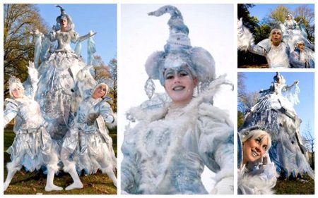 Betover uw event met de Sneeuwkoningin + Dansende Nimfen. Magische winteract voor jong en oud! Boek nu voor een sprookjesachtige ervaring.