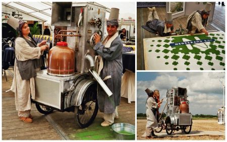 Ontvang uw gasten met een betoverende schelpenzand machine act. Mobiel, interactief en perfect voor diverse evenementen. Boek nu voor een unieke ervaring!