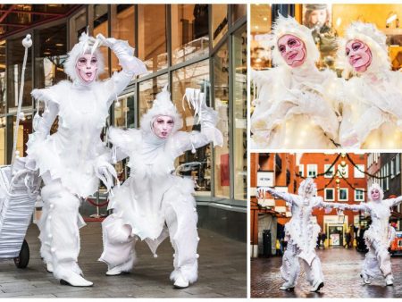 Ondeugende Witte Draakjes: Betoverend entertainment met plezier, zeepbellen en mobiele muziek. Voeg magie toe aan uw evenement!