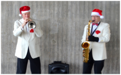 Boek het Kerst in Smoking Duo voor een onvergetelijk evenement. Breed repertoire, flexibele bezetting. Swingend of ontspannen, het perfecte geluid voor uw feest!