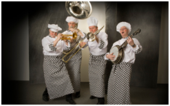 Dit Culinair Dixieland Orkest speelt een voor iedereen herkenbaar repertoire in dixie-stijl. Boek nu!